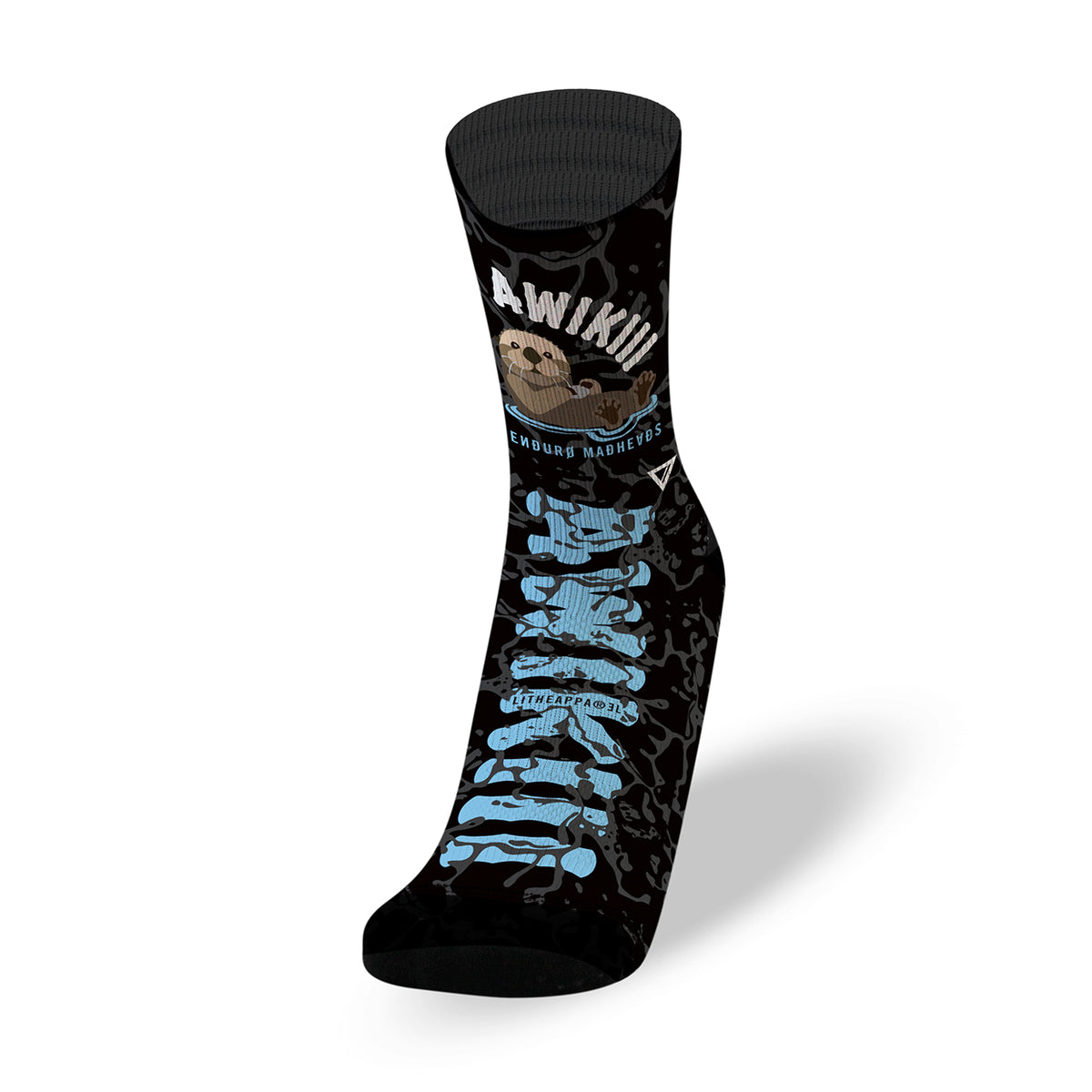 AWIKIII · ENDURO MADHEADS | BLACK ENDURANCE SOCKS