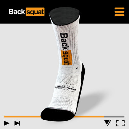 PACK 3 WHITE | POWERLIFTING RX SOCKS
