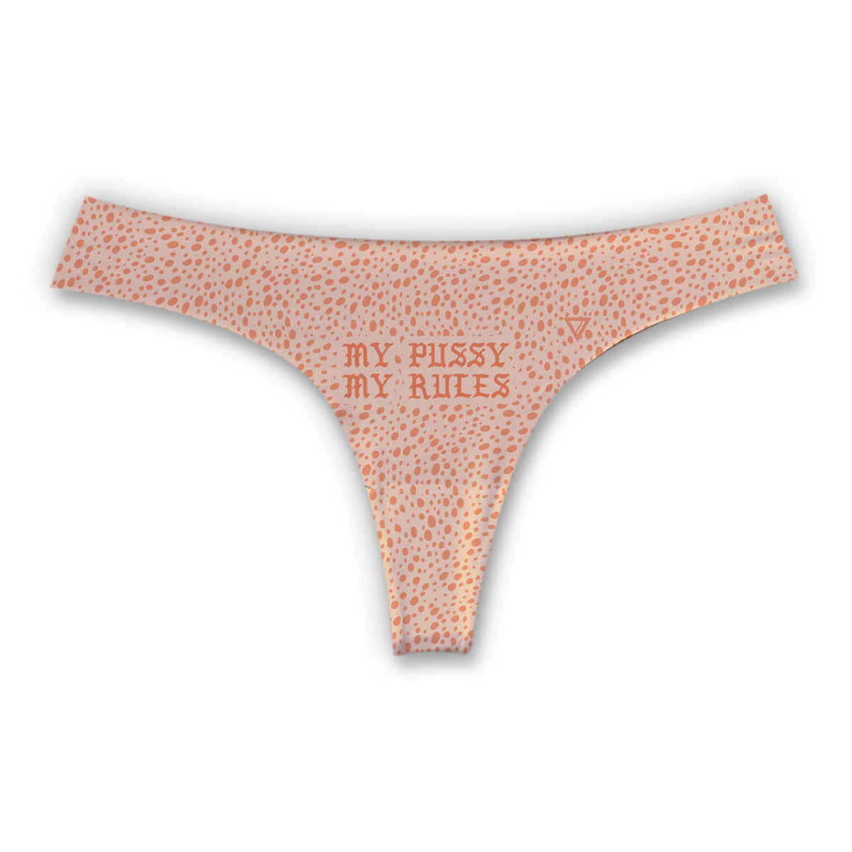 MY PUSSY MY RULES CREAM [WOMENS SEAMLESS THONG]