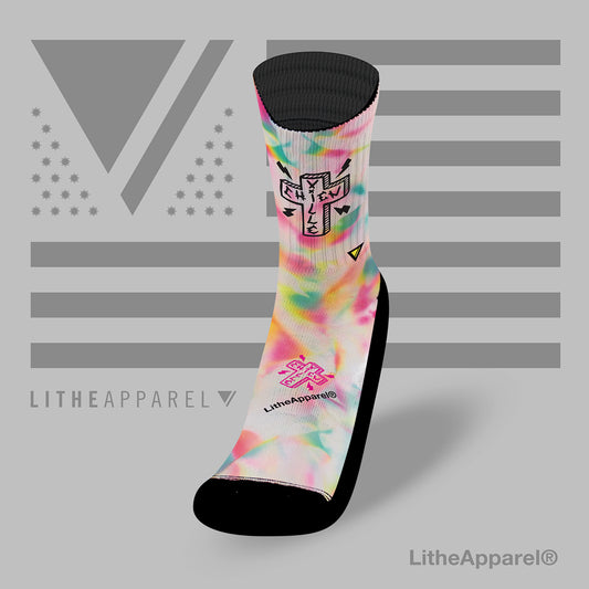Fluor bits [ChienVille x LitheApparel] SOCKS