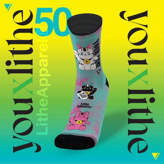 YOU X LITHE | CALCETOS PERSONALIZADOS | JAPANESE CAT