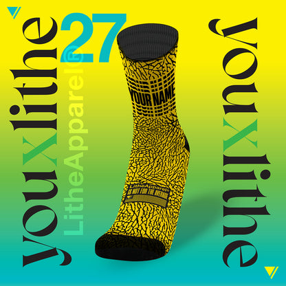 YOU X LITHE | CALCETINES PERSONALIZADOS COLOR | 4 PACK
