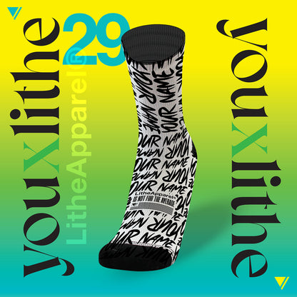 YOU X LITHE | CALCETINES PERSONALIZADOS | PADEL
