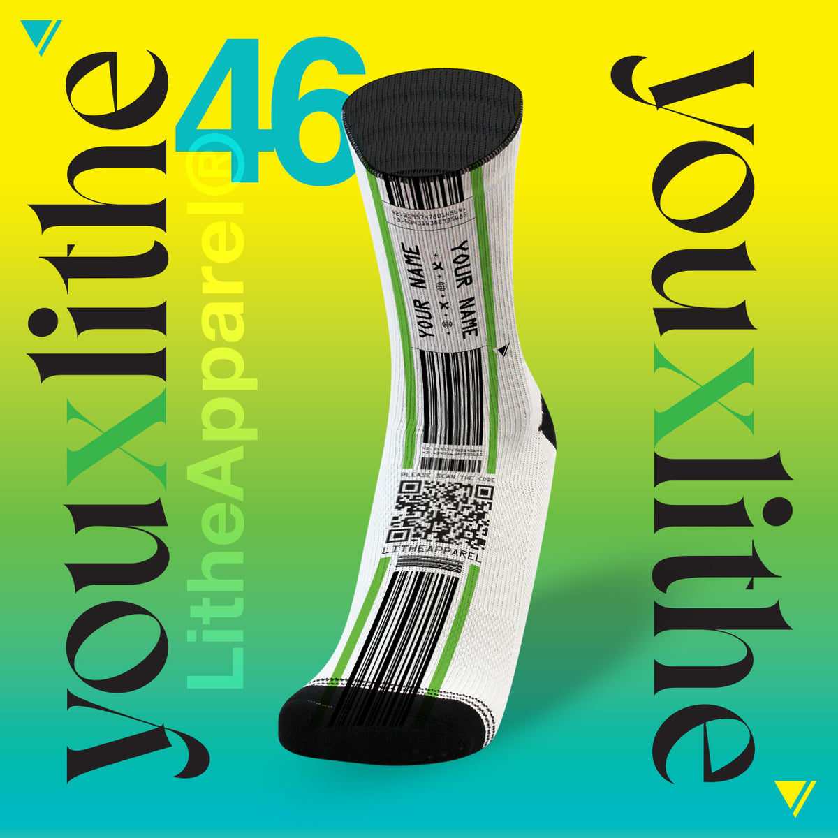 YOU X LITHE | CALCETOS PERSONALIZADOS | AIR TRAVEL