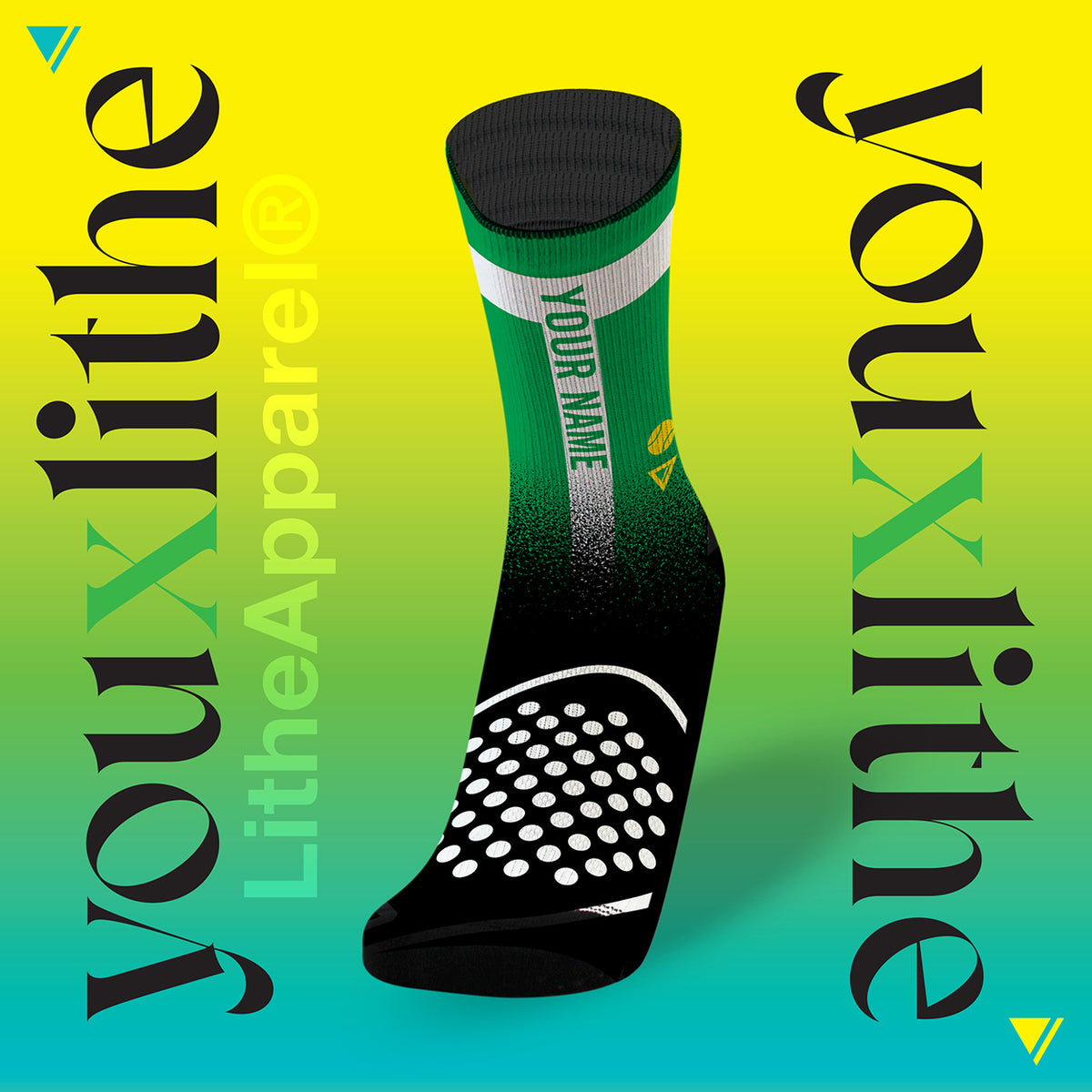 YOU X LITHE | CALCETINES PERSONALIZADOS | PADEL